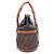 Bolso Bucket Fendi Zucca Castaño Negro