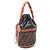 Bolso Bucket Fendi Zucca Castaño Negro - vista 2