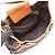 Borsa a Spalla Fendi Zucca Marrone Nero - vista 3