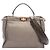 Borsa Fendi Peekaboo Large Beige