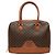 Céline Borsa Celine Macadam in pelle marrone