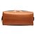 Céline Borsa Celine Macadam in pelle marrone - vista 3