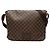 Borsa a tracolla Louis Vuitton Damier Ebene Brooklyn GM Marrone