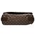 Borsa a tracolla Louis Vuitton Damier Ebene Brooklyn GM Marrone - vista 3