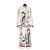 Autre Marque For Restless Sleepers Seidensatin Pyjama-Set Tiger-Print - Ecru Mehrfarben