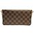 Borsa a tracolla Louis Vuitton Damier Pochette Felicie Marrone - vista 2