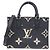 Borsa Louis Vuitton Bicolor Monogram Empreinte OnTheGo PM Nero Beige