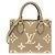 Borsa Louis Vuitton Bicolor Monogram Empreinte OnTheGo BB Beige Grigio