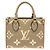 Borsa Louis Vuitton Bicolor Monogram Empreinte OnTheGo BB Beige Grigio - vista 2