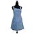 Versace Jeans Couture Denim Latzhose Mini-Kleid Blau