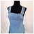 Versace Jeans Couture Denim Latzhose Mini-Kleid Blau - Ansicht 4