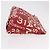 Clutch Chanel Vintage in tela Rosso - vista 3