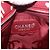 Clutch Chanel Vintage in tela Rosso - vista 6