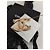 Spilla Chanel Logo CC in Cristallo e Metallo Dorato Bianco Gold hardware - vista 5