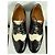 Dior Teddy-D Scarpe Oxford Pelle Bianco e Nero Bianco sporco - vista 4