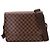 Borsa a tracolla Louis Vuitton Shelton MM Damier Marrone Damier ebene