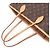 Borsa Tote Louis Vuitton Neverfull MM Monogram Marrone Beige Monogramma - vista 5