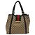 Borsa Tote Gucci GG Canvas marrone - vista 2