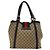 Borsa Tote Gucci GG Canvas marrone - vista 3