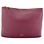 Clutch Pouch in pelle rosso vino Loewe Bordò