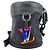 Borsa a tracolla polochon espandibile in nylon Louis Vuitton Nero - vista 2