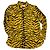 Camisa Saint Laurent estampado cebra amarillo Negro