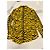 Camisa Saint Laurent estampado cebra amarillo Negro - vista 2