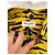 Camisa Saint Laurent estampado cebra amarillo Negro - vista 4