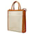Cabas Céline Borsa Tote Verticale Celine Small Marrone Crudo  - vista 2
