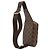 Borsa a tracolla Louis Vuitton Damier Geronimos Marrone - vista 2
