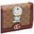 Cartera Bi-fold Mini GG Supreme Doraemon Gucci Beige Burdeos - vista 6