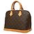 Borsa Louis Vuitton Monogram Alma PM Marrone - vista 2