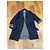 Christian Dior Navy Wool Silk Blend Monogram Reversible Coat - view 10