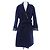 Christian Dior Navy Wool Silk Blend Monogram Reversible Coat - view 8