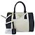 Borsa a mano in pelle bianca Prada Bianco