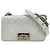 Borsa a Spalla Chanel Caviar Skin Boy Small - White Bianco