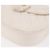 CHANEL Borsa a Spalla Matelasse con Catena in Pelle di Agnello Bianco Oro CC Auth 190491 D'oro - vista 11