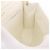 CHANEL Borsa a Spalla Matelasse con Catena in Pelle di Agnello Bianco Oro CC Auth 190491 D'oro - vista 18