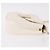 CHANEL Borsa a Spalla Matelasse con Catena in Pelle di Agnello Bianco Oro CC Auth 190491 D'oro - vista 4