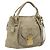 Miu Miu Tote Bag Leder 2way Beige Gold Auth 191362 Golden