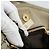 Miu Miu Tote Bag Leder 2way Beige Gold Auth 191362 Golden - Ansicht 26