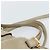 Miu Miu Tote Bag Leder 2way Beige Gold Auth 191362 Golden - Ansicht 8