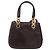 Borsa Salvatore Ferragamo Gancini in pelle marrone oro Auth 191557 D'oro - vista 3