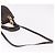 Borsa Salvatore Ferragamo Gancini in pelle marrone oro Auth 191557 D'oro - vista 9