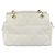 CHANEL Matelasse Chain Shoulder Bag Caviar Skin White Gold CC Auth BA13999 Bianco D'oro - vista 3