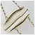 CHANEL Matelasse Chain Shoulder Bag Caviar Skin White Gold CC Auth BA13999 Bianco D'oro - vista 6