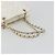 CHANEL Matelasse Chain Shoulder Bag Caviar Skin White Gold CC Auth BA13999 Bianco D'oro - vista 7