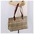 Borsa Tote BURBERRY Nova Check in PVC e pelle Beige Argento Auth 190964 - vista 22