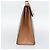 Céline Borsa CELINE Macadam Canvas PVC Pelle Marrone Oro Auth mr2743 D'oro - vista 4