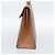 Céline Borsa CELINE Macadam Canvas PVC Pelle Marrone Oro Auth mr2743 D'oro - vista 5